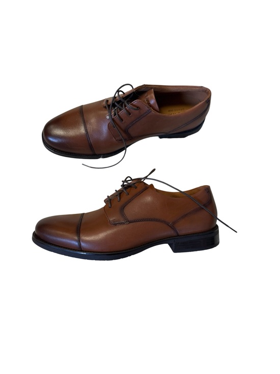 NEW Cole Haan Men’s 11.5 Brown Leather Cap-Toe Dress Shoes Oxfords Grand 360 main image 3